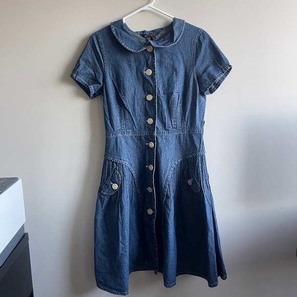 Marc Jacobs Collared Denim Dress size 6 - Picture 1 of 5